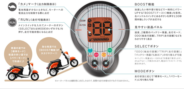 ヤマハが3時間充電で29km走行可能な本気の電気スクーター「E-Vino」を発表