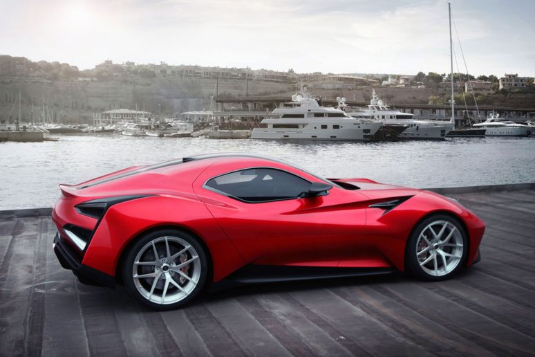 世界初チタン製スーパーカーのアイコナ「ヴルカーノ・チタニウム」がペブルビーチで公開