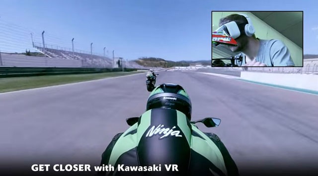 ジョナサンレイの視点を360度で体感できるカワサキ「Ninja ZX-10R」VRアプリが配信！