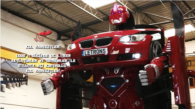 リアルトランスフォーマー!? BMWを巨大ロボットに変形させるトルコ企業がヤバ過ぎる！