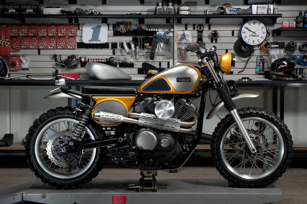 60年代の名車がモチーフ！ヤマハ「SCR950」をアメリカのヤマハ党員がクラシカルに仕上げたらこうなった！