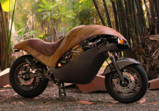 ハヤブサと電動バイクの融合！竹素材で作られた「Green Falcon」とは？