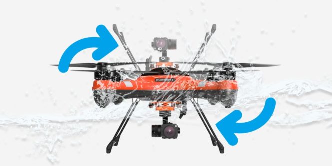 ついに来た！最強の防水撮影ドローン「Splash Drone３+」