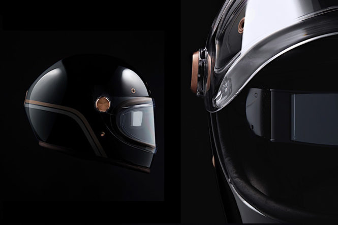 スマートヘルメット&ボディアーマーと連携した次世代EVバイク「Arc VECTOR」