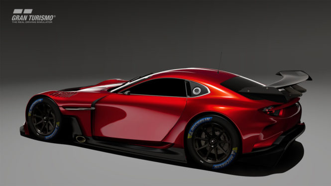 実車化もアリ!?グランツーリスモにマツダRX-VISION GT３コンセプト登場