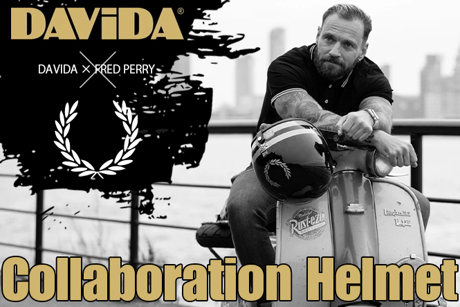 英国の息吹を感じろ！老舗英ヘルメットブランドDAVIDAがFRED PERRYとコラボヘルメットを発表！