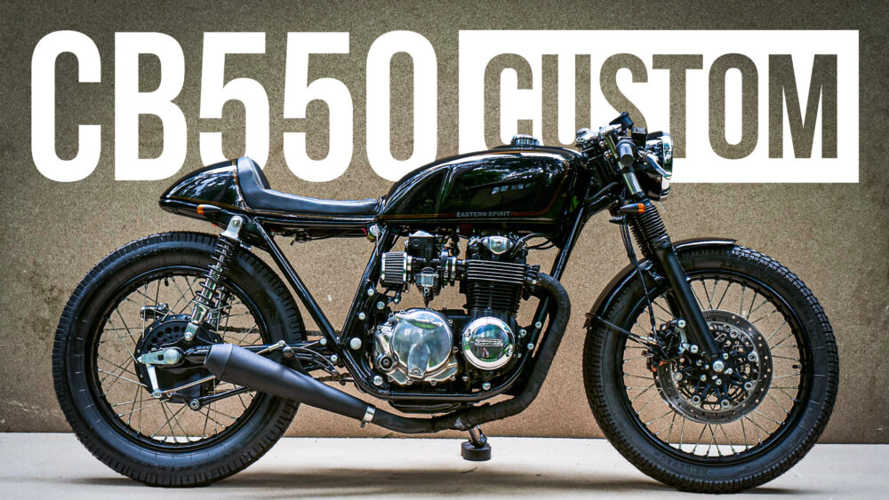ホンダの旧車cb550が無骨なカフェレーサーにフルカスタム 東欧のカスタムビルダーeastern Spirit Garage バイクを楽しむショートニュースメディア Forride フォーライド