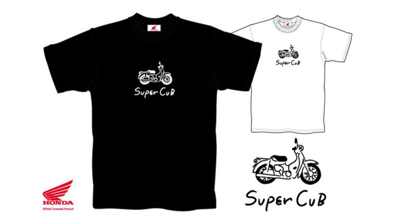 【カブ主のみなさま必見！】CAMSHOP.JPからスーパーカブがデザインされたTシャツが発売