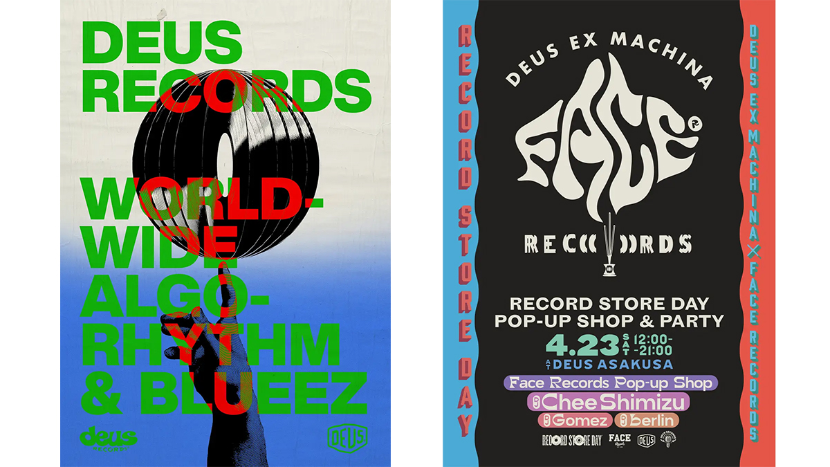 【本日開催】DEUS EX MACHINA × FACE RECORDS のポップアップショップが浅草で開催！