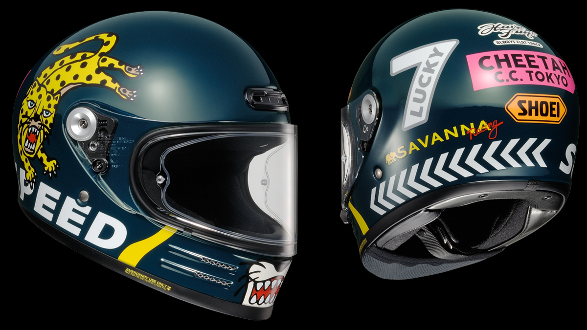 SHOEI GLAMSTER チーターカスタムサイクルズ TC-2 XL 限定品 