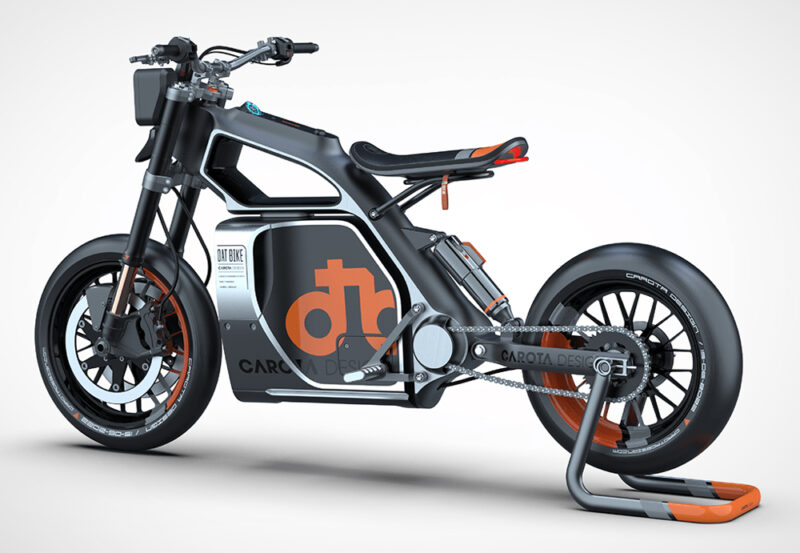 ベトナムの工業デザイナーが描くミニマルな電動モタードコンセプト「DAT Bike」