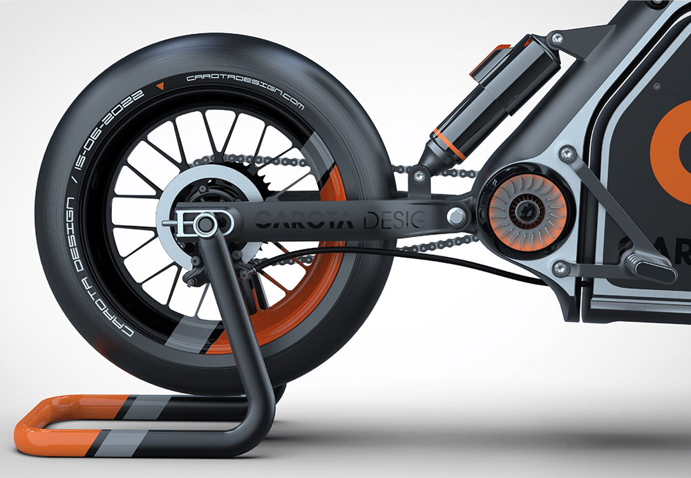 ベトナムの工業デザイナーが描くミニマルな電動モタードコンセプト「DAT Bike」