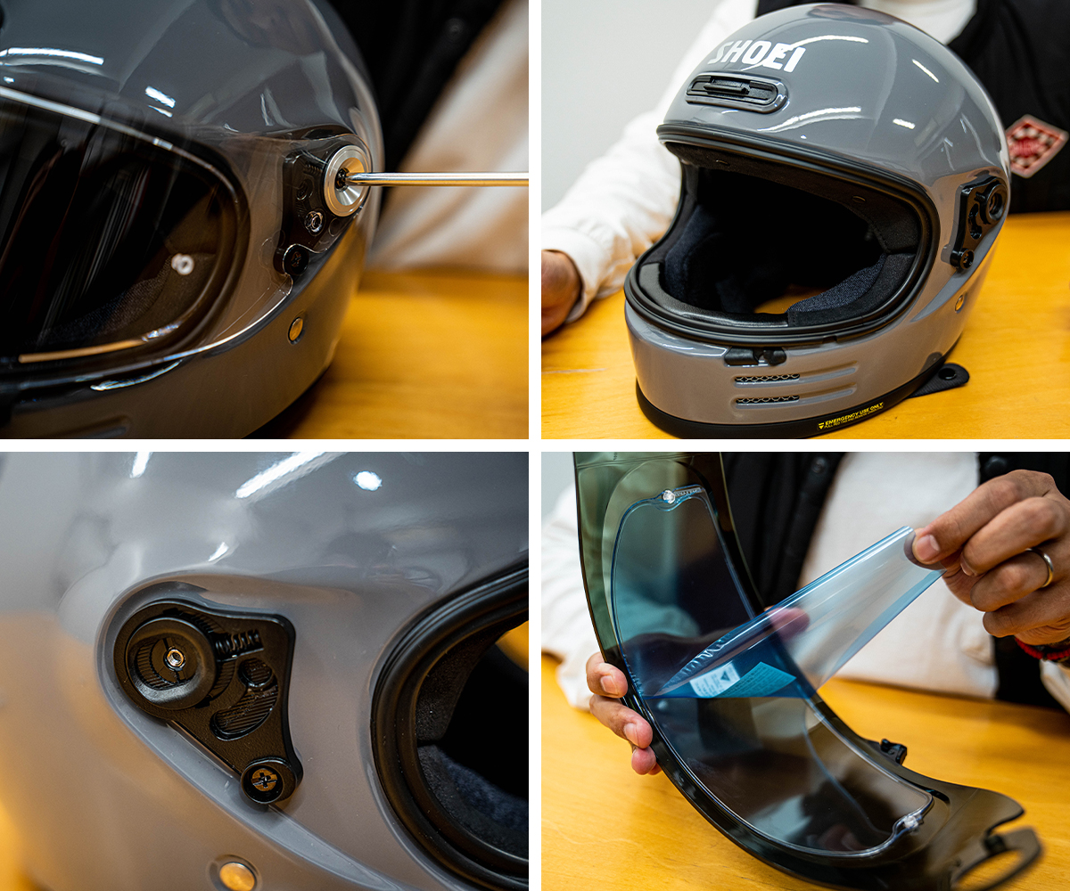 SHOEI Glamsterメロースモーク×レッド純正シールド | bumblebeebight.ca