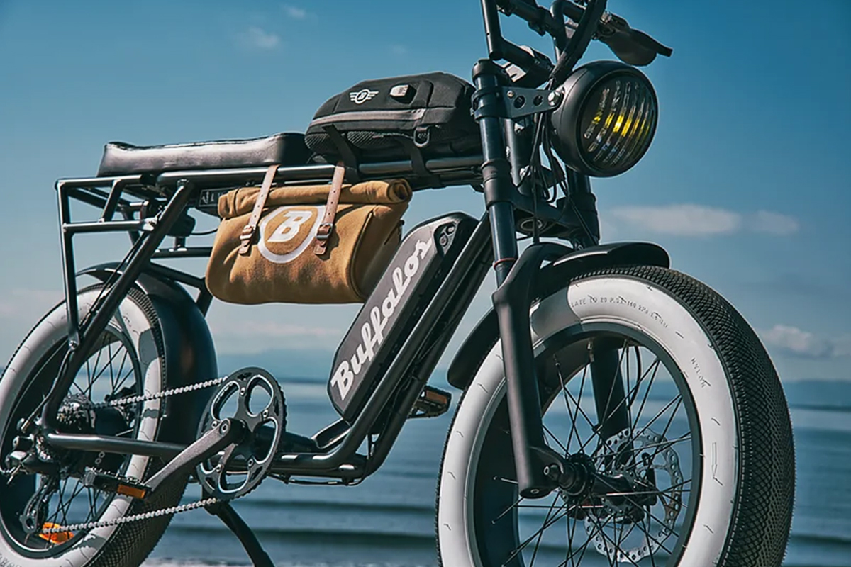 【10万円以下で買えるのは今だけ】100km航続可能なバッテリーを搭載したビンテージルックな電動アシスト自転車「バッファローズ」
