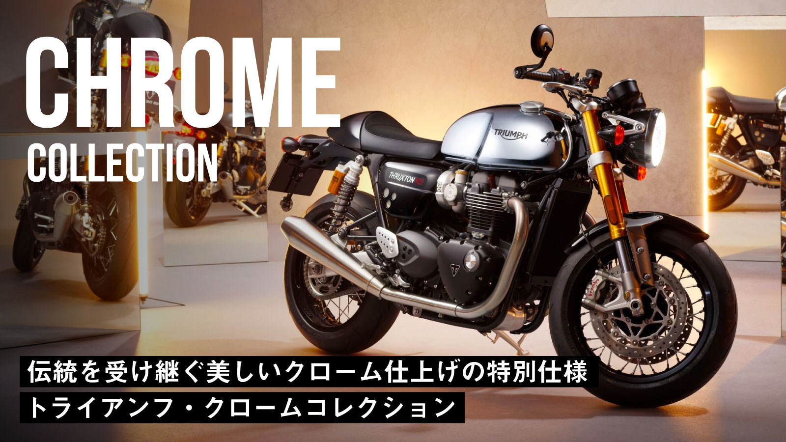 トライアンフ TRIUMPH T140 リヤフェンダー クロームメッキ