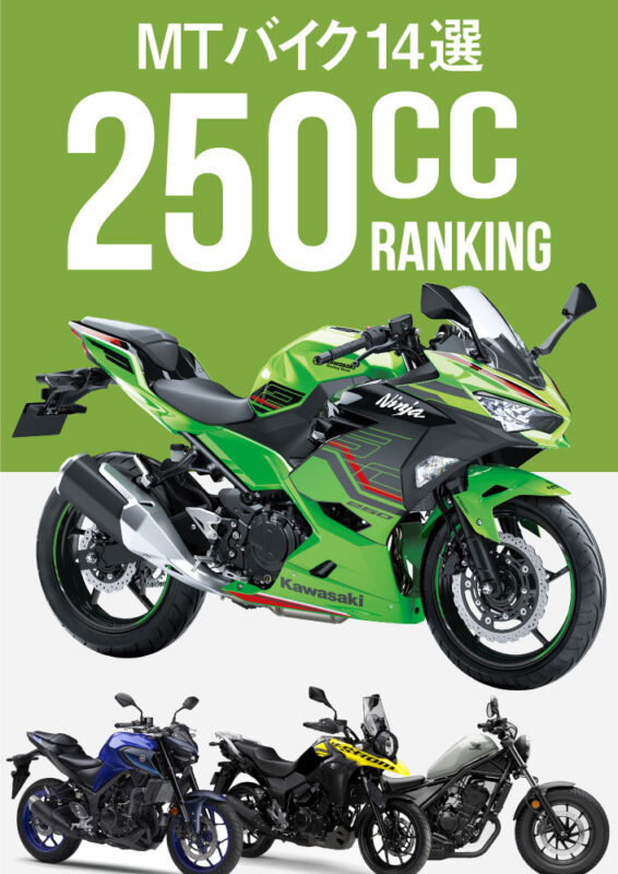 【2023年版】新車で買える国産250ccMTバイク一斉比較【全14モデル】