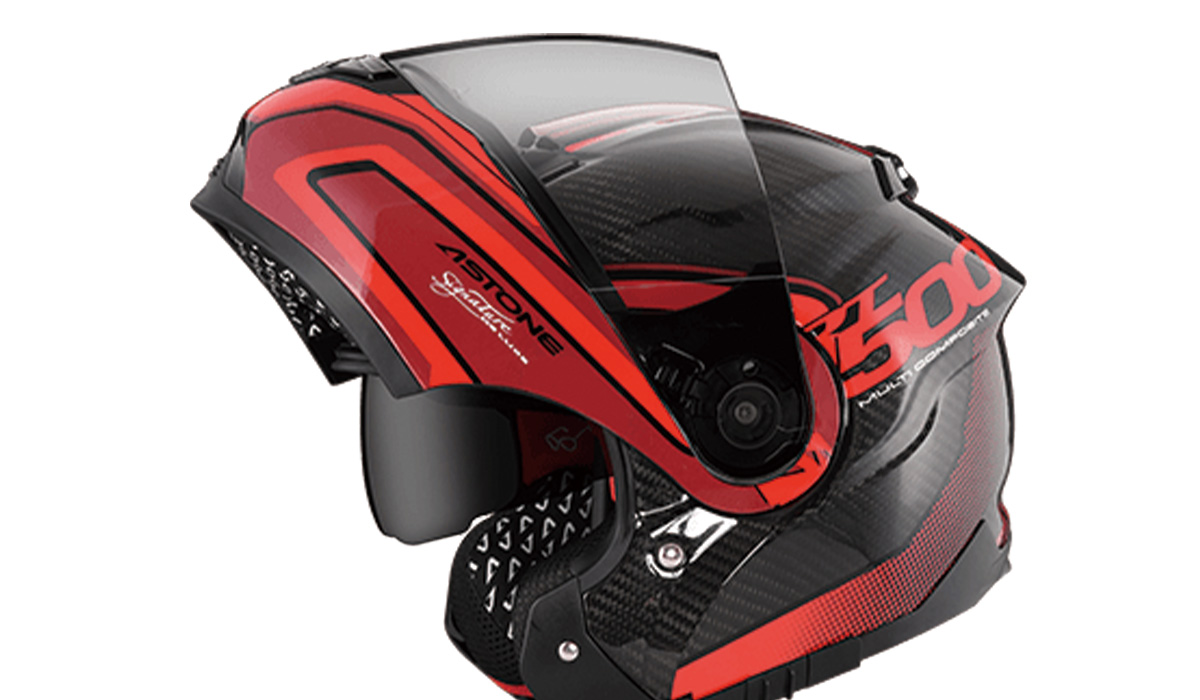 カーボン素材を採用したASTONEのシステムヘルメット「RT-1500」が予約開始！