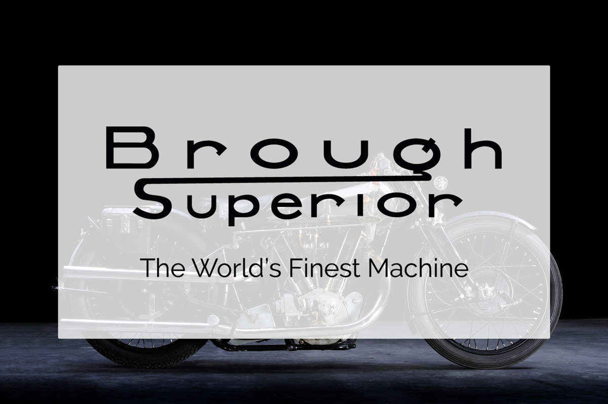 オートバイのロールス・ロイスと称される「Brough Superior」 が東京に上陸！3つのモデルが日本で購入可能