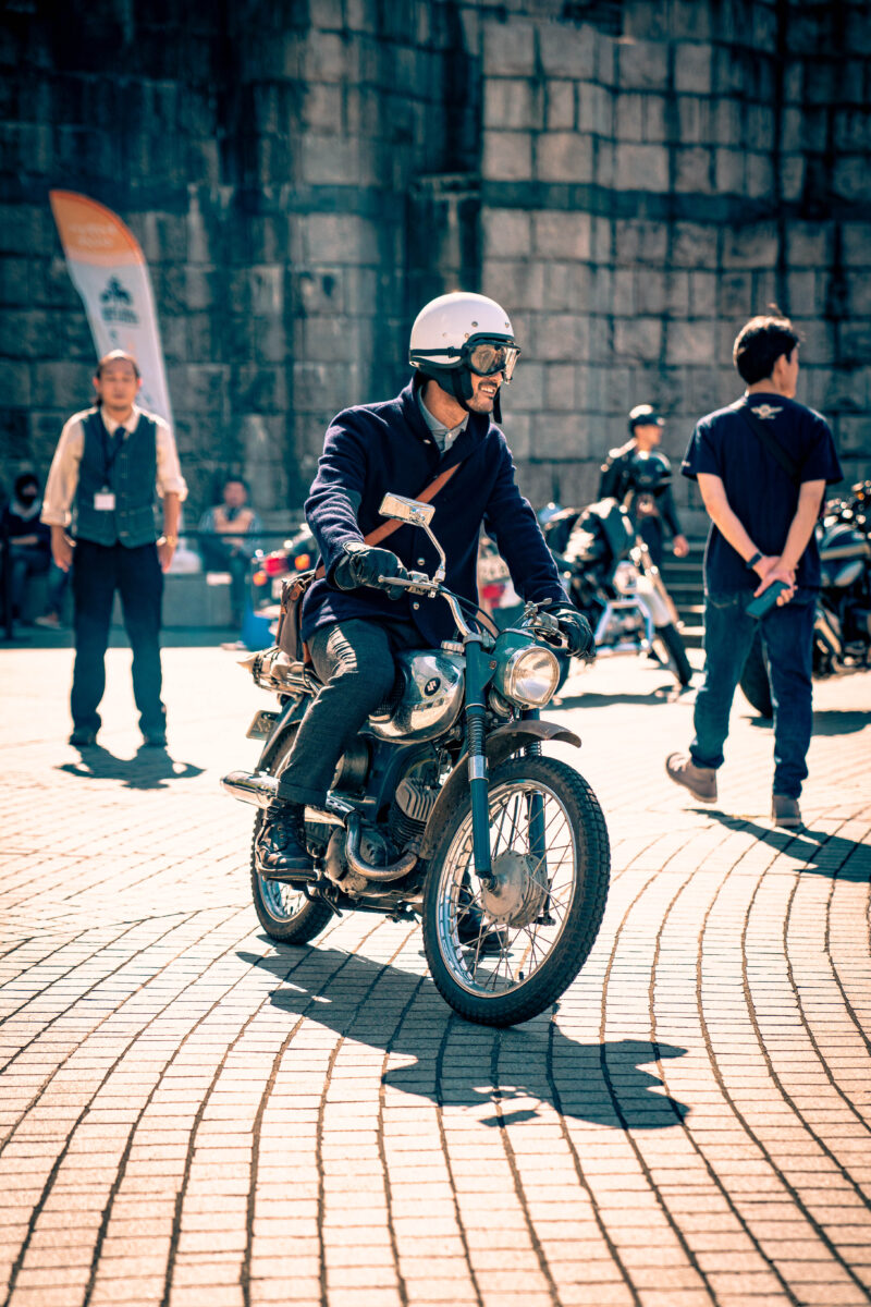 “とても小さなバイクミーティング”主催であり、セルぺティスタの1台