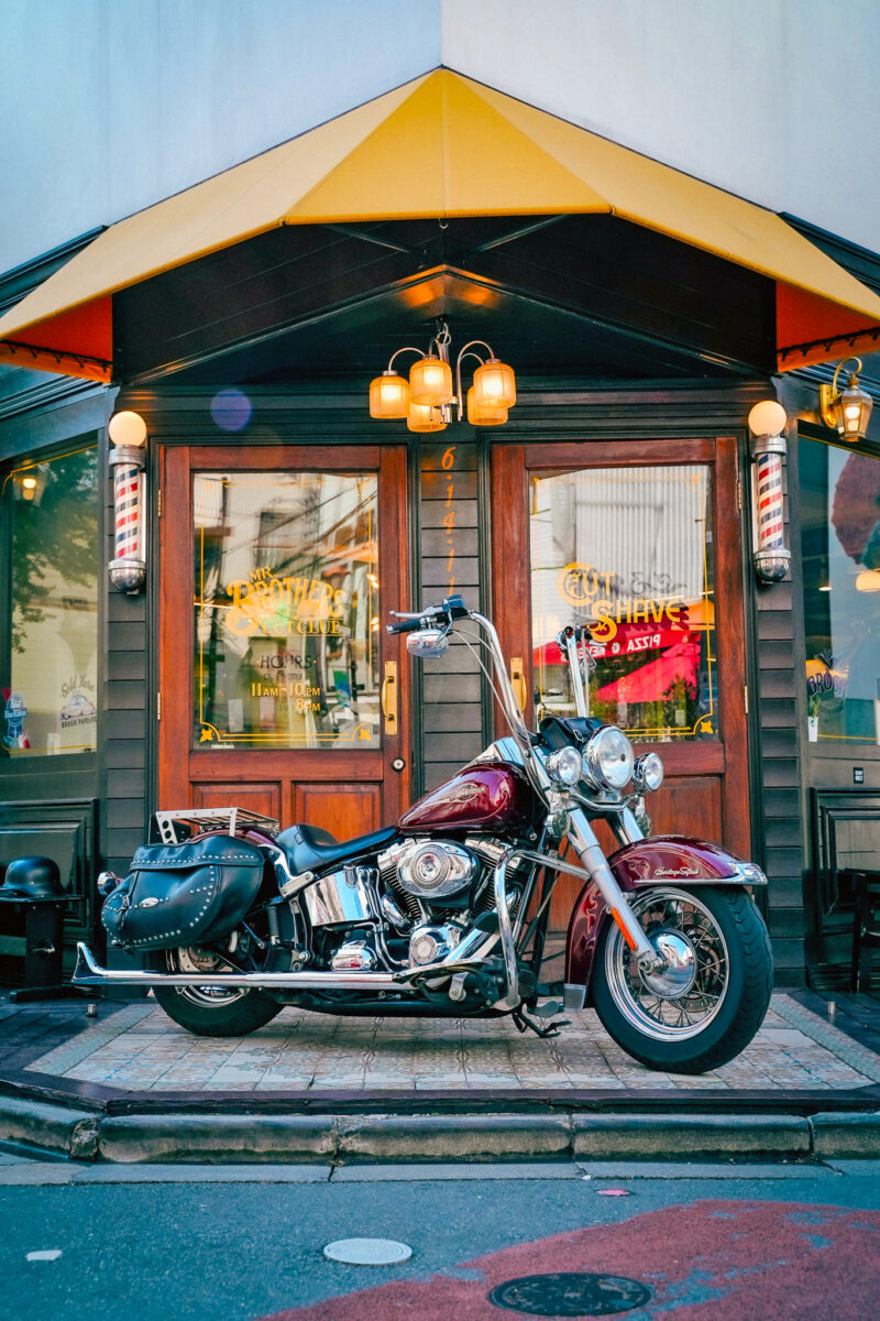 ファーストバイクはチョロスタイルのヘリテイジソフテイル