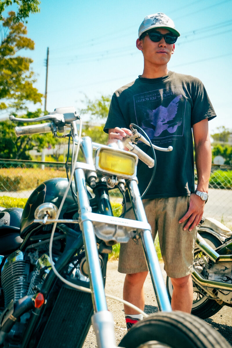 仲間と個性をシェアするユースバイカー
