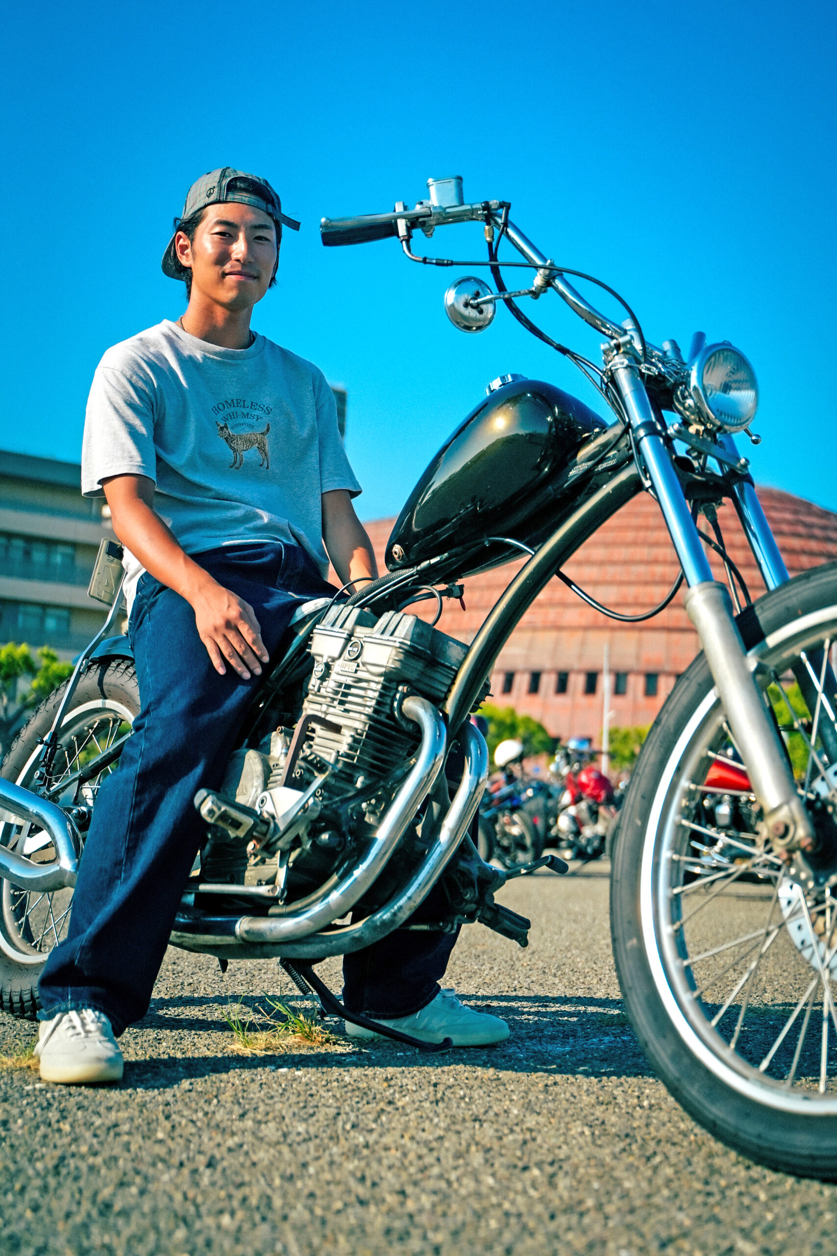 軽快に走りを愉しむカスタムバイク