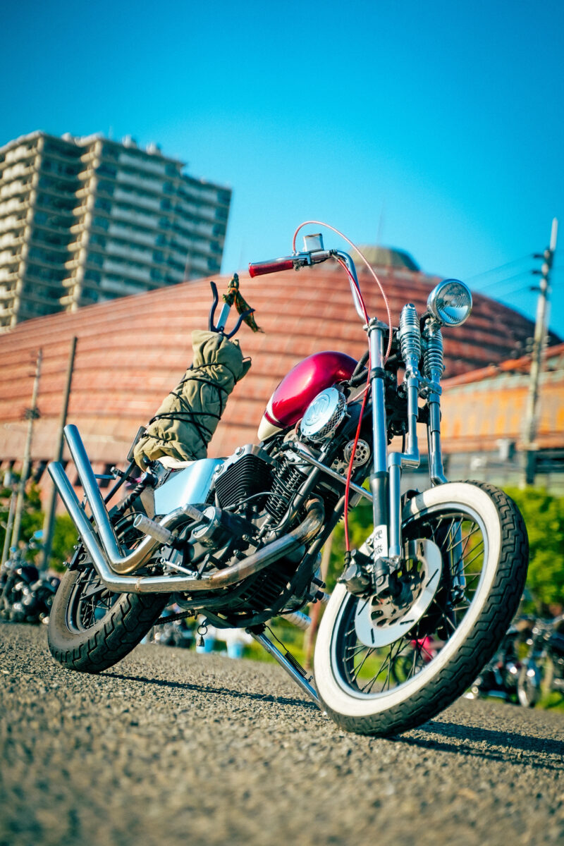 タンクのペイントは自作。DiYを愉しむ学生バイカー