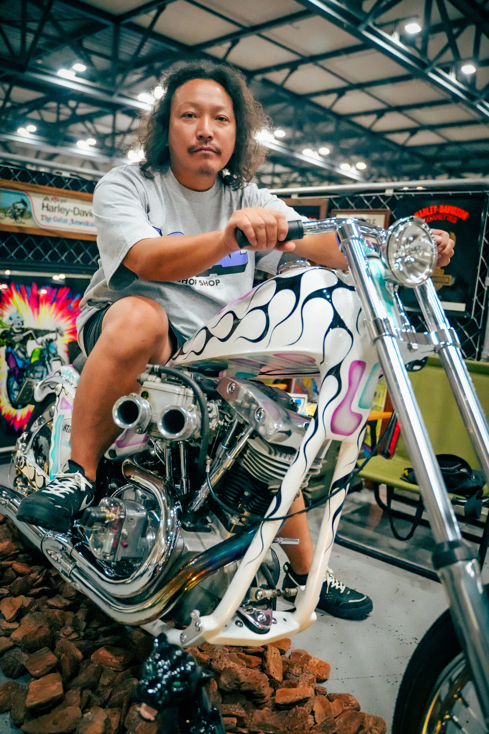 ドラッグレーサーへと仕立てられたFXRS