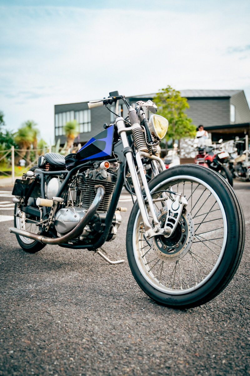 ロー&ロングスタイルが引き立つ250TR